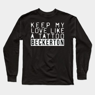 Beckerton Love Tattoo Inverse Long Sleeve T-Shirt